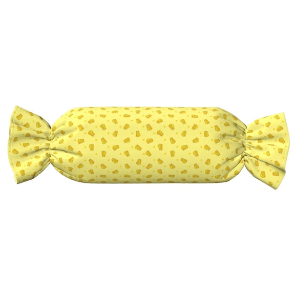 Xecao Cheese 1 Print+Candy-Inspired Plush Pillow for Men Women Suitable for Beds, Sofas, Game Rooms Drawstring Closure