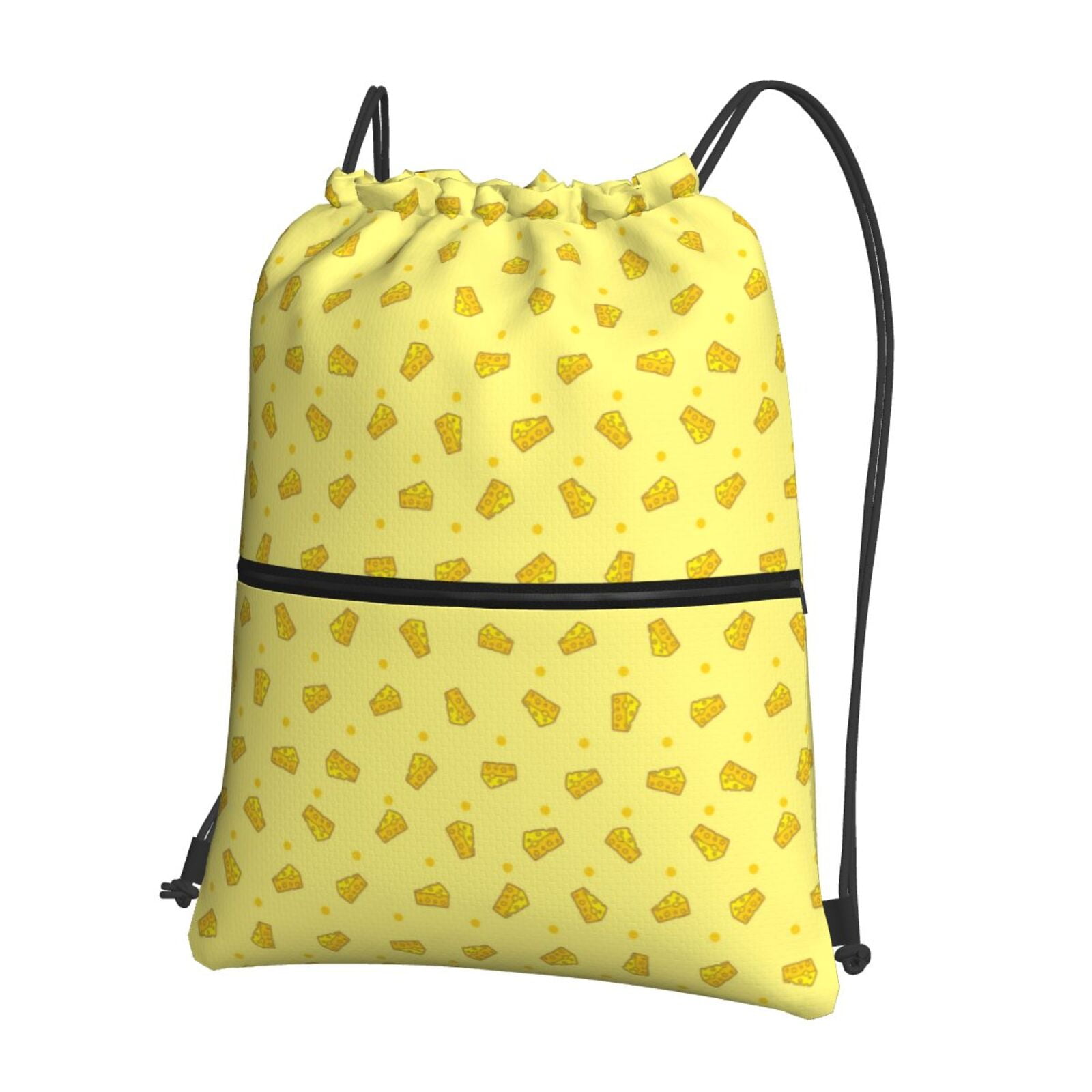 Xecao Cheese 1 for Drawstring Bags,Pull String Backpack Bags,String Bag Sackpack