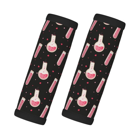 Xecao Chemistry Tools 1 Print 2 Pack Luggage Handles Wrap Grips Identifiers Bright Luggage Markers, Unique Travel Essentials,Bright Luggage Markers