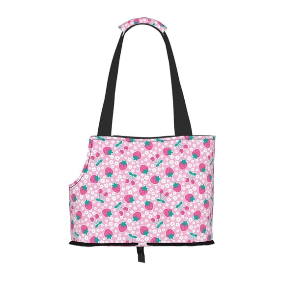 Xecao Cherry Strawberry for Cat Carrier Small Dog Handbag: The Ideal Travel Companion for Your Pet