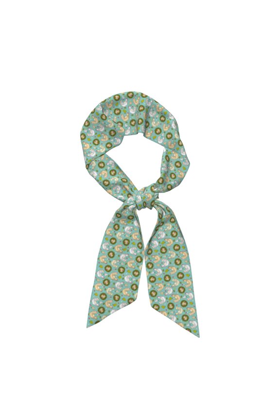 Chicken Laying Eggs Pattern Large Satin Head Scarf - Satin Hair Scarves Silk Bandana Scarf Headscarf Silk Feeling Scarf for Women