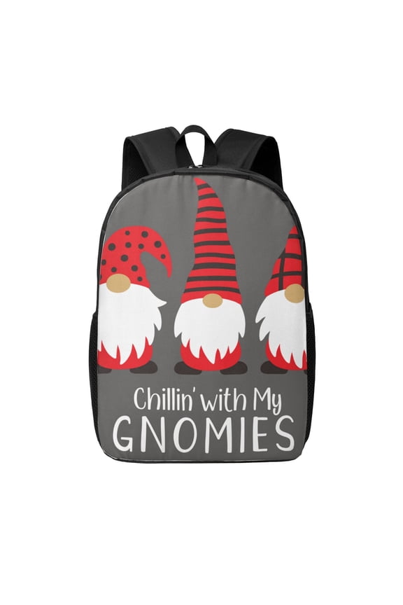 Chillin with My Gonme print Travel Backpack, Large Computer Backpack for Men Women, College School Rucksack Book Bag