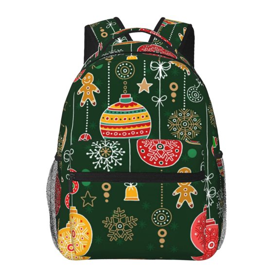 Xecao Christmas Backpack, a stylish and functional choice for both men and women, is the perfect basic bookbag for college, work, or travel