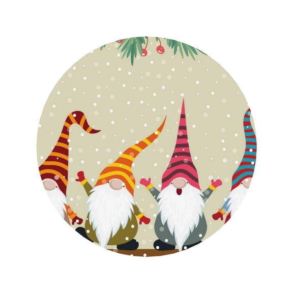 Xecao Christmas Card With Gnomes for Fridge Magnets - Fun Decorative Refrigerator Magnets, Cute and Soft for Stylish Kitchen Accents