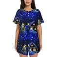 thumbnail image 1 of Xecao Christmas Night print Swimsuit for women, Summer-ready, sporty style.Quick-dry fabric. Many sizes & colors., 1 of 1