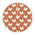 thumbnail image 1 of Xecao Christmas Snowflake Dog Pattern Christmas Tree Skirt Round Xmas Tree Mat Base Cover for Holiday Home Decorations-36", 1 of 6