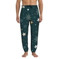 thumbnail image 1 of Xecao Christmas Snowflake Print Active Tech Joggers for Men, Mens Sweatpants Lounge Pants with Pockets-Medium, 1 of 5