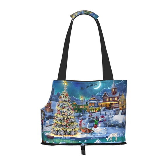 Xecao Christmas Tree for Cat Carrier Small Dog Handbag: The Ideal Travel Companion for Your Pet