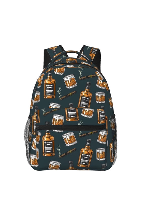 Cigar Backpack, a stylish and functional choice for both men and women, is the perfect basic bookbag for college, work, or travel