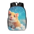 thumbnail image 1 of Xecao Cloud Cute Hamster print Travel Backpack, Large Computer Backpack for Men Women, College School Rucksack Book Bag, 1 of 5