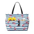 thumbnail image 1 of Xecao Clown Fish for versatile beach bag for women includes zipper pockets and waterproof material, ideal for vacations and adventures., 1 of 7