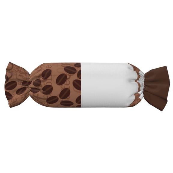 Xecao Coffee Cafe Cup Print+Candy-Inspired Plush Pillow for Men Women Suitable for Beds, Sofas, Game Rooms Drawstring Closure