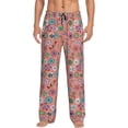 thumbnail image 1 of Xecao Color Flowers Men's Straight Lounge Pajama Pants: The Ultimate in Comfortable Sleepwear, 1 of 9
