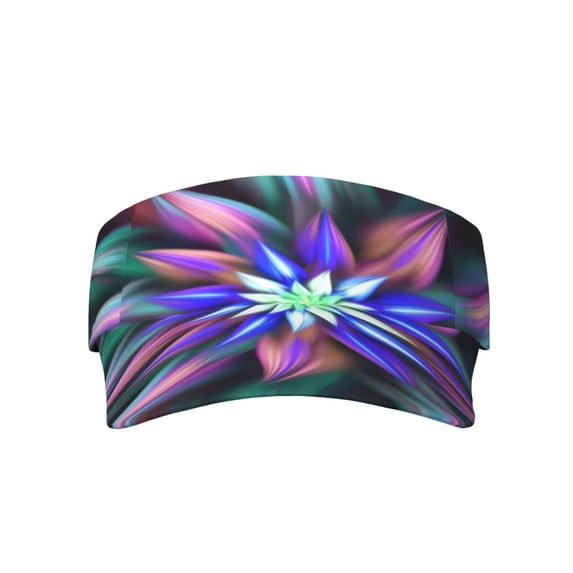Xecao Colored Abstract for Adult Sun Cap offers versatile sun protection with adjustable Velcro for a secure fit.