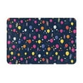 thumbnail image 1 of Xecao Colored Balloons print Flannel Mat: Non-slip, 16x24in. Ideal for kitchen, bedroom, bath & living room., 1 of 9
