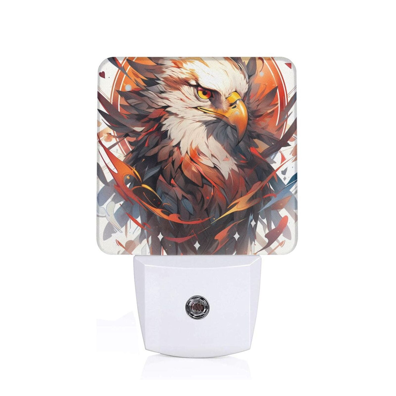 Xecao Colorful Abstract Eagle for Night Light - a Wall-mounted LED ...