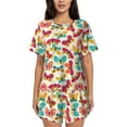 thumbnail image 1 of Xecao Colorful Butterflies print Swimsuit for women, Summer-ready, sporty style.Quick-dry fabric. Many sizes & colors., 1 of 1
