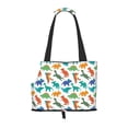 thumbnail image 1 of Xecao Colorful Dinosaur for Cat Carrier Small Dog Handbag: The Ideal Travel Companion for Your Pet, 1 of 8
