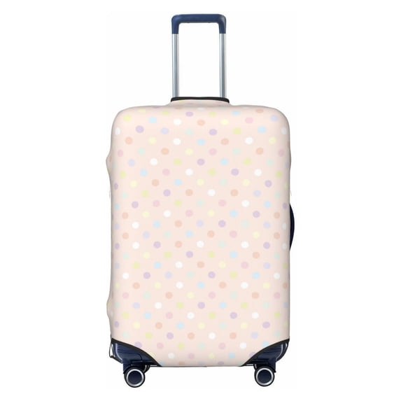 Xecao Colorful Dots print Elastic Luggage Cover, with double-sided print , is perfect for travel, business, and daily use