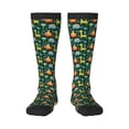 thumbnail image 1 of Xecao Colorful Elephants Print Compression Socks for Both Men And Women for Running, Travel, Flight, Nurse, 1 of 6