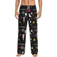 thumbnail image 1 of Xecao Colorful Geometry Men's Straight Lounge Pajama Pants: The Ultimate in Comfortable Sleepwear, 1 of 9