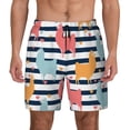 thumbnail image 1 of Xecao Colorful Llama for Men's Swimming Trunks Swim Trunks Quick Dry Swim Shorts with Mesh Lining Funny Swimwear Bathing Suits, 1 of 9