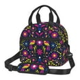 thumbnail image 1 of Xecao Colorful Mexican Print Insulated Lunch Box, Lunch Cags Lunch Bag Featuring An Adjustable Shoulder Strap, 1 of 5
