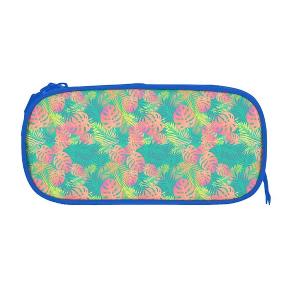 Xecao Colorful Palm Leaves print Fanny Pack Belt Bag for Women and Men, Fashionable Waterproof Waist Pack with Adjustable Strap for Traveling, Hiking, Jogging, Cycling