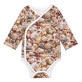 thumbnail image 1 of Xecao Colorful Seashells Print Baby unisex-baby Cotton Long-sleeve Bodysuits-12 Months, 1 of 6