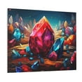 thumbnail image 1 of Xecao Colorful Stone World for Waterproof Framed Canvas Art - Modern Home Decor with Real Wood Frame for Gifting and Interior Design,Horizontal, 1 of 6