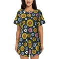 thumbnail image 1 of Xecao Colorful Sunflowers print Swimsuit for women, Summer-ready, sporty style.Quick-dry fabric. Many sizes & colors., 1 of 9