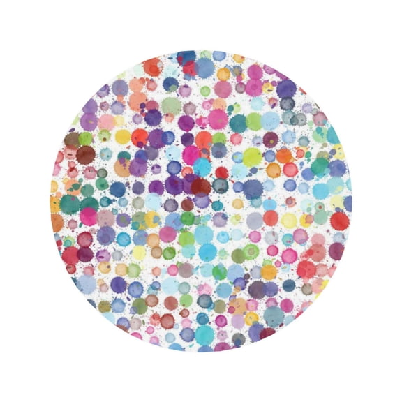 Xecao Colorful Watercolor Dots for Fridge Magnets - Fun Decorative Refrigerator Magnets, Cute and Soft for Stylish Kitchen Accents