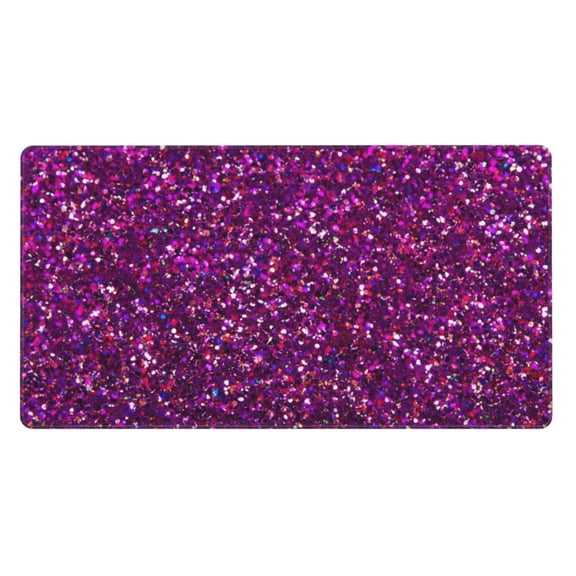 Xecao Colourful Glitter for Waterproof Mouse Pad - Extended Contour Mouse Mat, Large Gaming Mousepad Laptop Keyboard Mat with Non-Slip Rubber Base