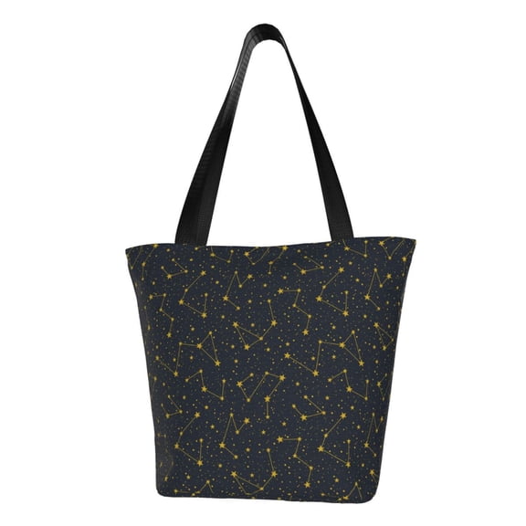 Xecao Constellation for Tote Bag for Women -Tote Shoulder Bag with A Little Pocket Inside, Perfect for Travel and Work.