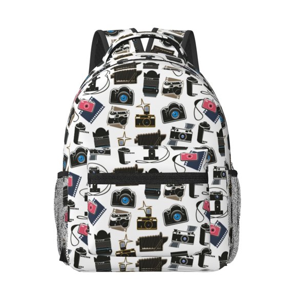 Xecao Cool Camera Travel Backpack: A spacious, stylish computer backpack ideal for men and women, perfect for college, school, or daily travels