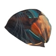 thumbnail image 1 of Xecao Cool Cat Driving Sunset Print Knit Hat,Winter Beanie for Men Women, Beanie Soft Warm Ski Stocking Cuffed Cap, 1 of 7