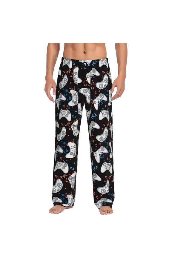 Cool Gamepad Men's Straight Lounge Pajama Pants: The Ultimate in Comfortable Sleepwear
