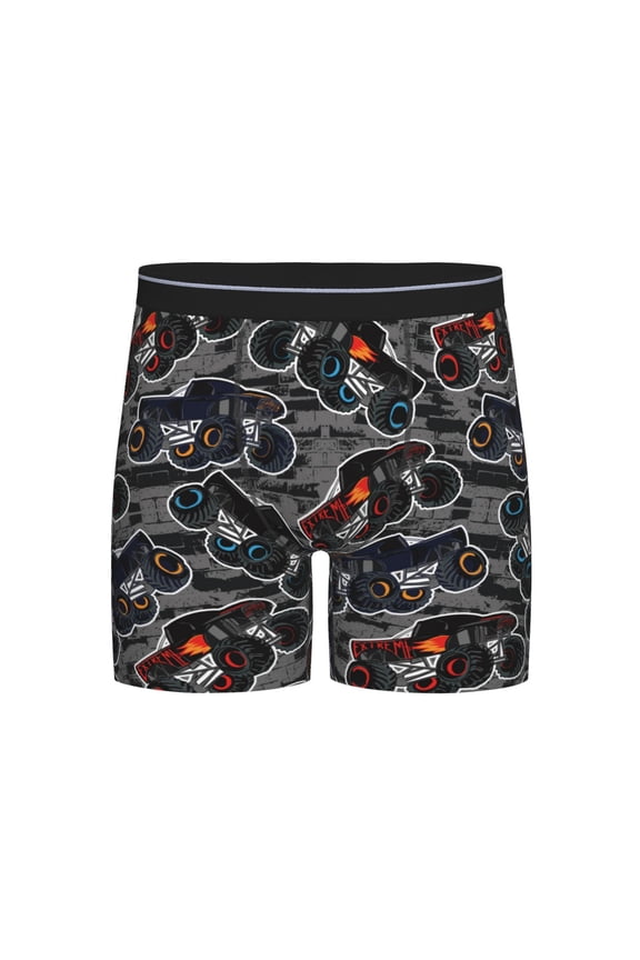 Cool Off-Road Vehicle Print Boxer Briefs for Men's Stretch Moisture-Wicking Underwear, Mid-Rise Classics breathable fabric