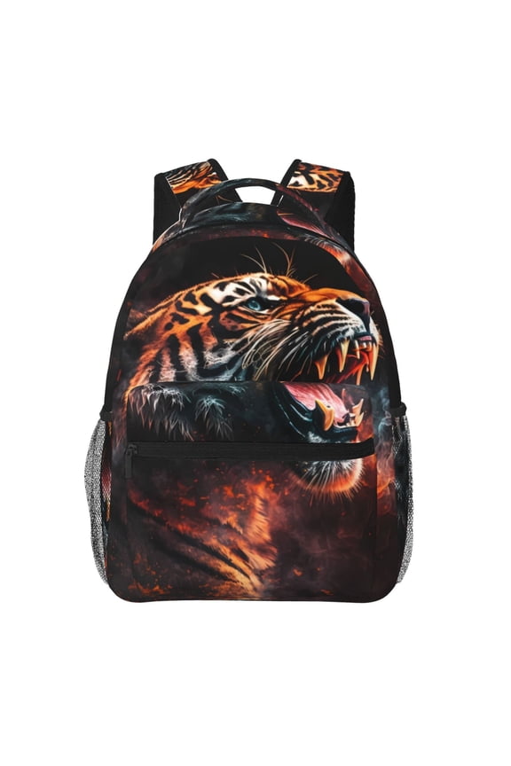 Cool Tiger Backpack, a stylish and functional choice for both men and women, is the perfect basic bookbag for college, work, or travel