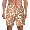 thumbnail image 1 of Xecao Corgi Animal for Men's Swimming Trunks Swim Trunks Quick Dry Swim Shorts with Mesh Lining Funny Swimwear Bathing Suits, 1 of 9