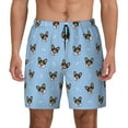 thumbnail image 1 of Xecao Corgi Dog for Men's Swimming Trunks Swim Trunks Quick Dry Swim Shorts with Mesh Lining Funny Swimwear Bathing Suits, 1 of 9