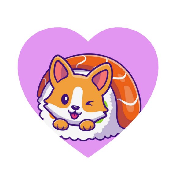 Xecao Corgi In Sushi Roll for Fridge Magnets - Fun Decorative Refrigerator Magnets, Cute and Soft for Stylish Kitchen Accents