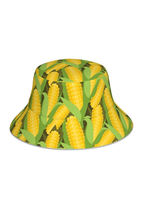 Corn 1 Print Men and Women Night Reflective Hat Runner Cap Visor Bucket Hat Boonie Cap