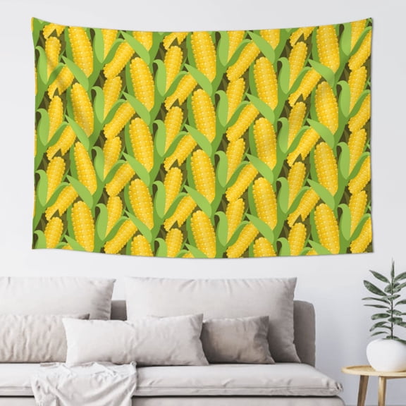 Xecao Corn 1 Print Tapestry, Wall Hanging Room Funny Decor, Backdrop Room Decor for Bedroom Living Room dormitory