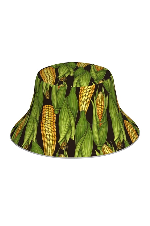 Corn 2 Print Men and Women Night Reflective Hat Runner Cap Visor Bucket Hat Boonie Cap