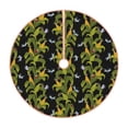 thumbnail image 1 of Xecao Corn And Dragonflies Pattern Christmas Tree Skirt Holiday Part Decorations for Christmas Tree, Farmhouse Christmas Decor Xmas Holiday Home Party Decorations-30", 1 of 6