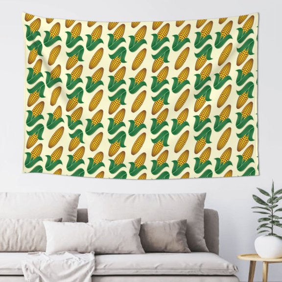 Xecao Corn Print Tapestry, Wall Hanging Room Funny Decor, Backdrop Room Decor for Bedroom Living Room dormitory