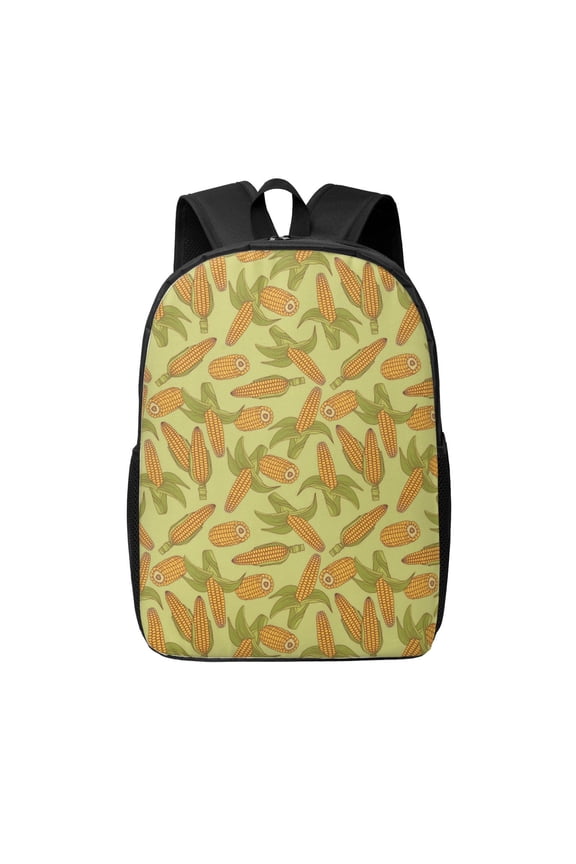 Corn print Travel Backpack, Large Computer Backpack for Men Women, College School Rucksack Book Bag