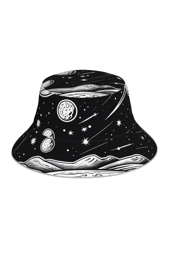Cosmic Landscape Celestial Art Print Men and Women Night Reflective Hat Runner Cap Visor Bucket Hat Boonie Cap