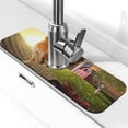 thumbnail image 1 of Xecao Country Farm Morning Rooster for Kitchen Sink Splash Guard Faucet Mat , Faucet Guard & Draining mat, (15" X 5.5" ), 1 of 7